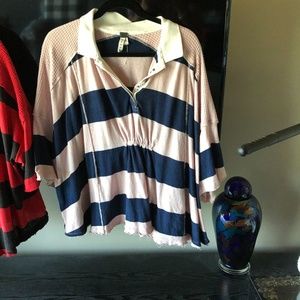 FREE PEOPLE OVER-SIZED SHIRT